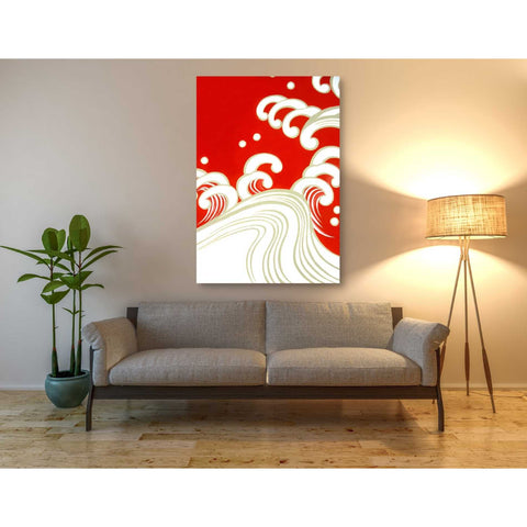 Image of 'Wave B' by Zigen Tanabe, Giclee Canvas Wall Art