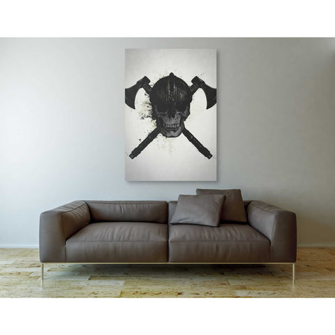 Image of "Viking Skull" by Nicklas Gustafsson, Giclee Canvas Wall Art