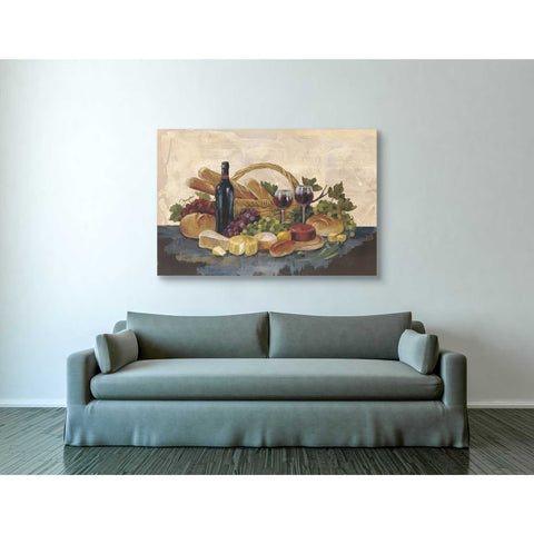 Image of 'Tuscan Evening Wine' by Silvia Vassileva, Canvas Wall Art,40 x 60