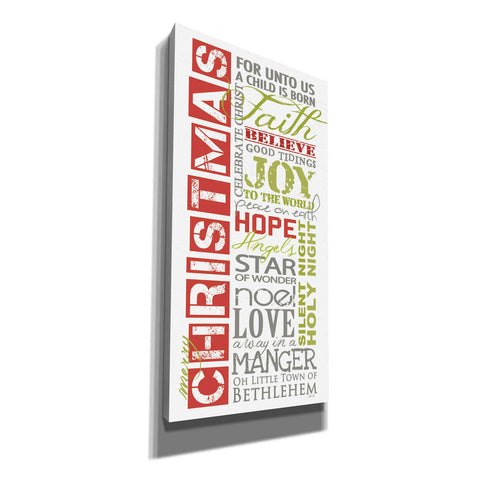 Image of 'Merry Christmas' by Marla Rae, Canvas Wall Art
