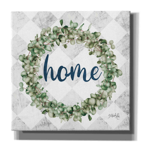 Image of 'Home Eucalyptus Wreath' by Marla Rae, Canvas Wall Art
