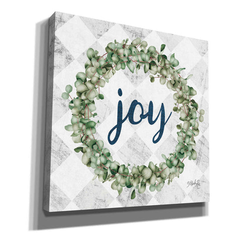 Image of 'Joy Eucalyptus Wreath' by Marla Rae, Canvas Wall Art
