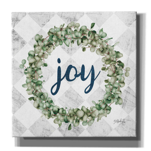 Image of 'Joy Eucalyptus Wreath' by Marla Rae, Canvas Wall Art