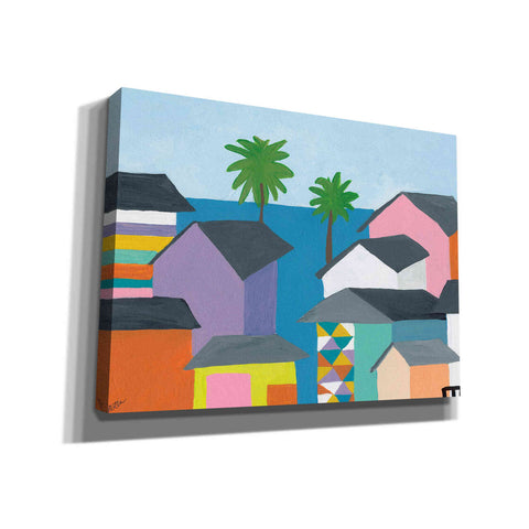 Image of 'Beachfront Property 2' by Jan Weiss, Canvas Wall Art