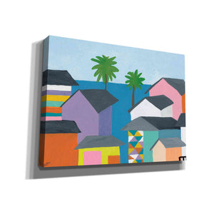'Beachfront Property 2' by Jan Weiss, Canvas Wall Art