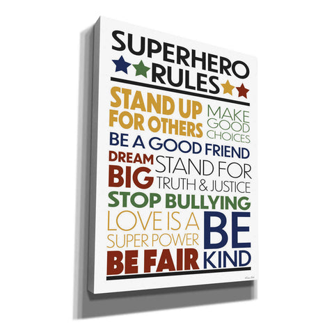 Image of 'Superhero Rules' by Susan Ball, Canvas Wall Art