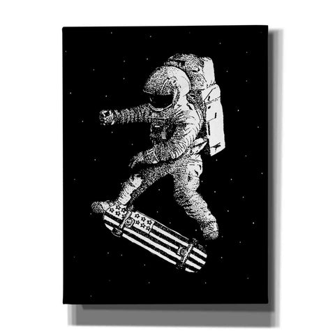 Image of 'Kickflip in Space' by Robert Farkas, Canvas Wall Art