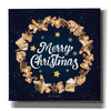 'Gingerbread Merry Christmas Wreath' by Seven Trees Design, Canvas Wall Art