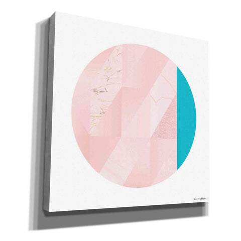 Image of 'Pink Marble Circle II' by Seven Trees Design, Canvas Wall Art