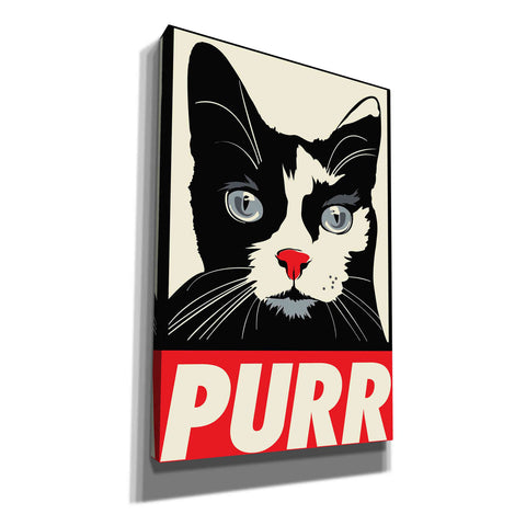 Image of 'Purr Propaganda' by Rachel Caldwell, Canvas Wall Art