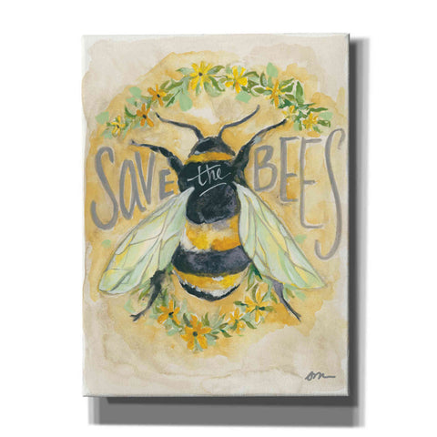 Image of 'Save the Bees' by Jessica Mingo, Canvas Wall Art