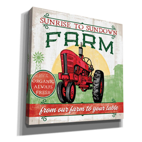 Image of 'Tractor' by Mollie B, Canvas Wall Art