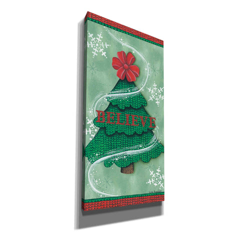 Image of 'Believe Stitch Tree' by Lisa Kennedy, Canvas Wall Art