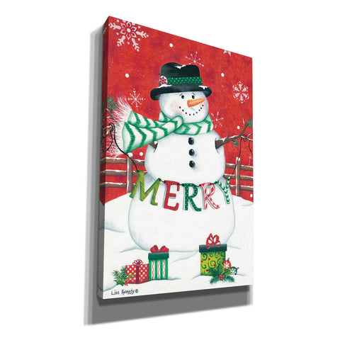 Image of 'Hope Snowman' by Lisa Kennedy, Canvas Wall Art