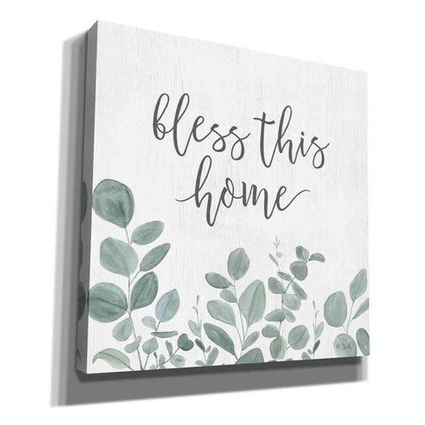 Image of 'Bless This Home Eucalyptus' by Kate Sherrill, Canvas, Wall Art