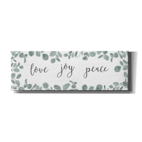 Image of 'Love-Joy-Peace Eucalyptus' by Kate Sherrill, Canvas, Wall Art