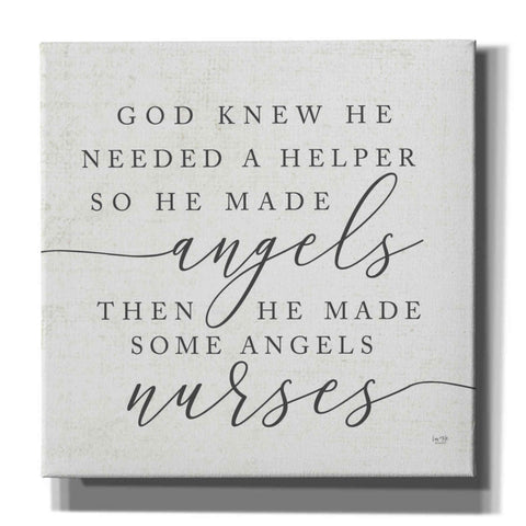 Image of 'God Made Angel Nurses' by Lux + Me Designs, Canvas, Wall Art