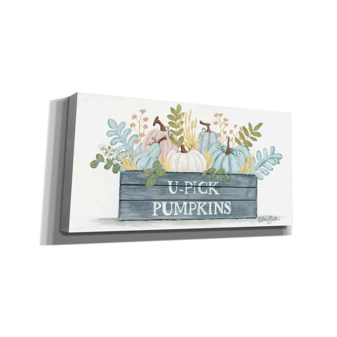 Image of 'U-Pick Pumpkins' by Sara Baker, Canvas, Wall Art