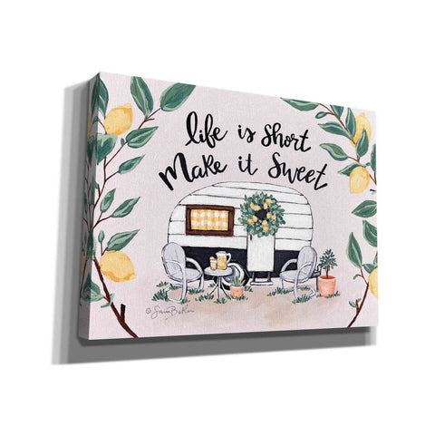 Image of 'Make It Sweet Vintage Camper' by Sara Baker, Canvas, Wall Art