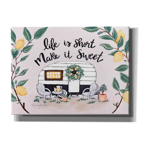 Image of 'Make It Sweet Vintage Camper' by Sara Baker, Canvas, Wall Art