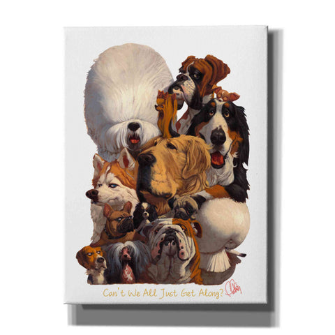 Image of 'Can't We All Just Get Along' by Thomas Fluharty, Canvas Wall Art