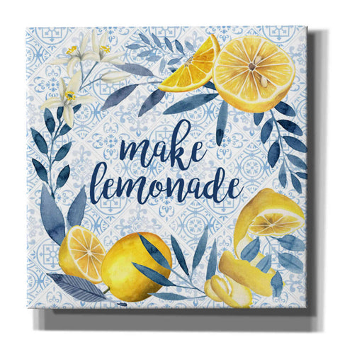 Image of 'Citrus Sayings I' by Grace Popp, Canvas Wall Art