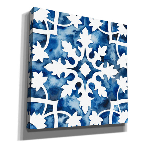 Image of 'Cobalt Tile V' by Grace Popp, Canvas Wall Art