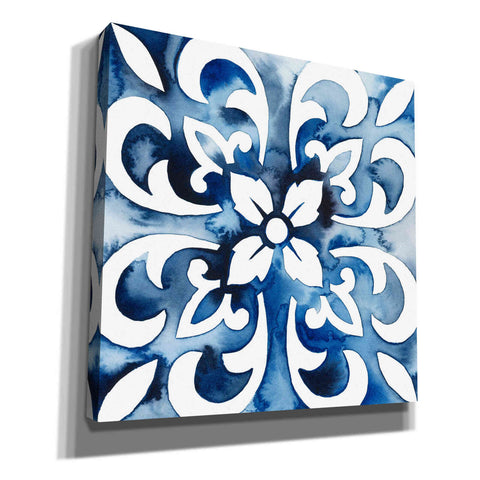 Image of 'Cobalt Tile II' by Grace Popp, Canvas Wall Art