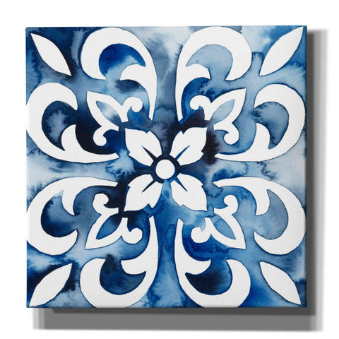 Image of 'Cobalt Tile II' by Grace Popp, Canvas Wall Art