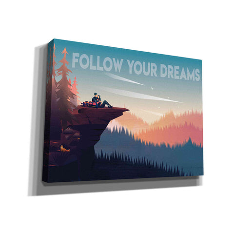 Image of 'Follow Your Dreams' by Omar Escalante, Canvas Wall Art