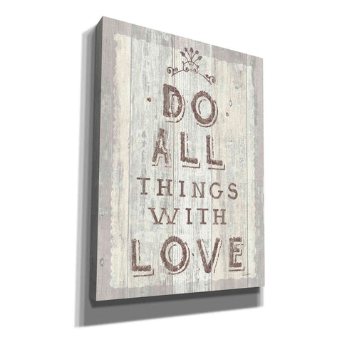 Image of 'Do All Things Driftwood' by Sue Schlabach, Canvas Wall Art