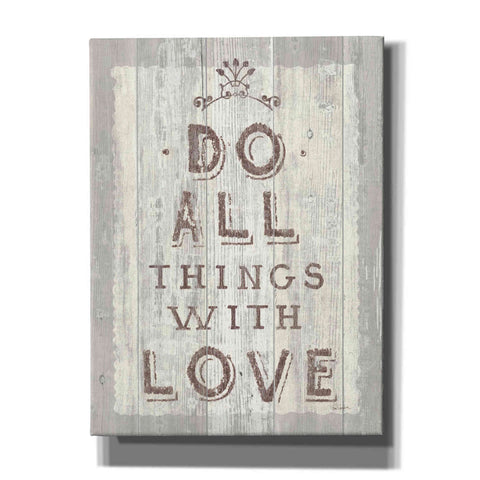 Image of 'Do All Things Driftwood' by Sue Schlabach, Canvas Wall Art