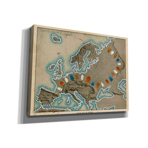 'Relief Map of Europe' by Nikki Galapon, Canvas Wall Art