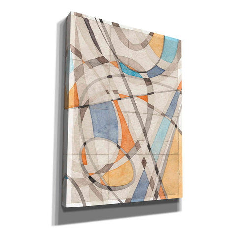 Image of 'Ovals & Lines II' by Nikki Galapon, Canvas Wall Art