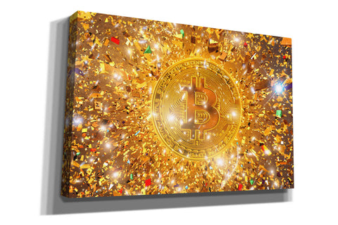 Image of 'Bitcoin Gilt', Canvas Wall Art