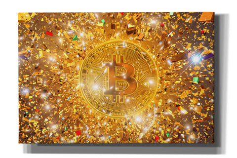 Image of 'Bitcoin Gilt', Canvas Wall Art