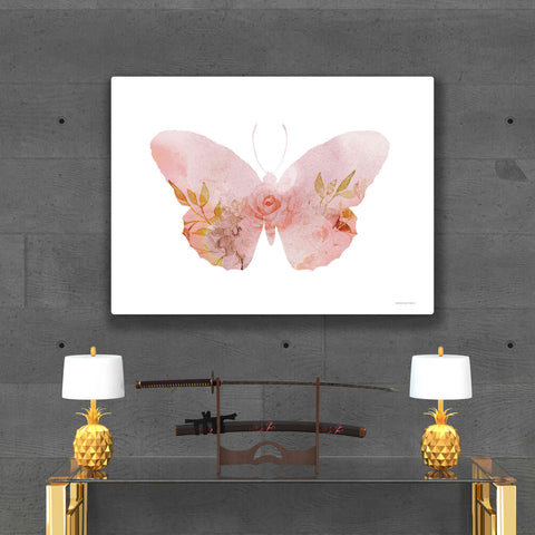 Image of 'Meadow Flora Butterfly' by Bluebird Barn, Canvas Wall Art,54 x 40