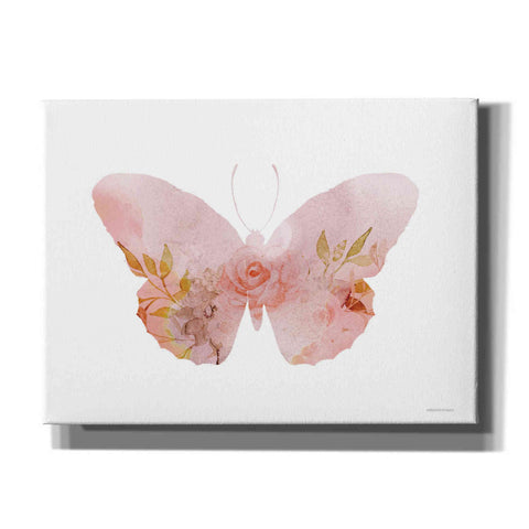 Image of 'Meadow Flora Butterfly' by Bluebird Barn, Canvas Wall Art
