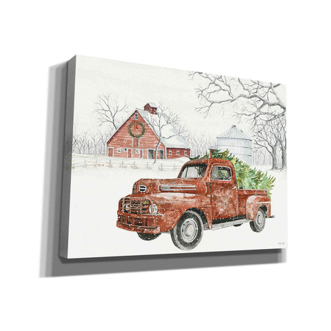 Image of 'Christmas Barn' by Cindy Jacobs, Canvas Wall Art