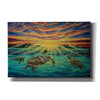 'Turtle Sunset' by Jan Kasparec, Canvas Wall Art