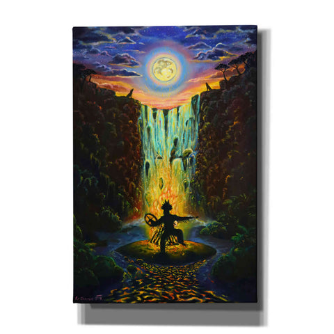 Image of 'Shaman Fire' by Jan Kasparec, Canvas Wall Art
