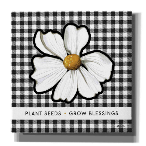 Image of 'Plant Seeds, Grow Blessings' by Kelley Talent, Canvas Wall Art