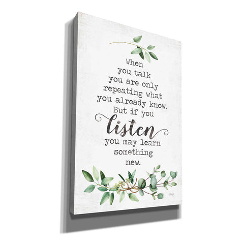 Image of 'Listen and Learn' by Marla Rae, Canvas Wall Art