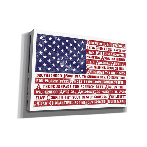 Image of 'America the Beautiful Flag' by Susan Ball, Canvas Wall Art