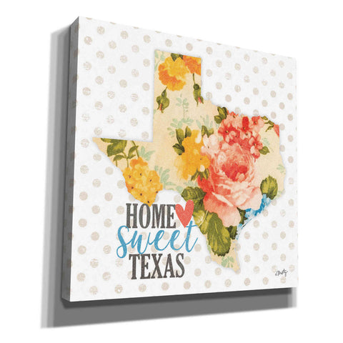 Image of 'Home Sweet Texas Floral' by Misty Michelle, Canvas Wall Art
