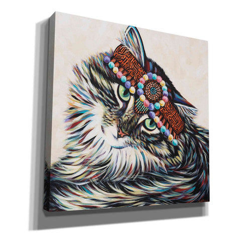 Image of 'Hippie Cat I' by Carolee Vitaletti, Canvas Wall Art