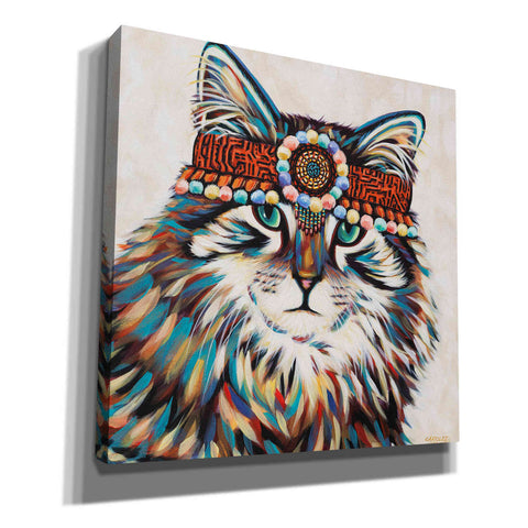 Image of 'Hippie Cat II' by Carolee Vitaletti, Canvas Wall Art