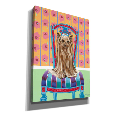 Image of 'Crown Princess Yorkie' by Carolee Vitaletti, Canvas Wall Art