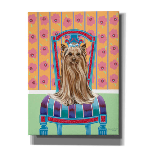 Image of 'Crown Princess Yorkie' by Carolee Vitaletti, Canvas Wall Art