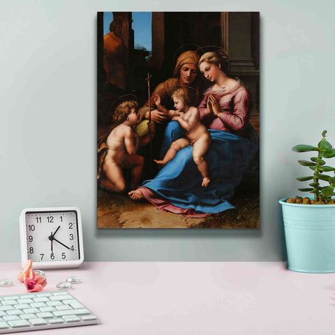 Image of 'Madonna of Divine Love' by Raphael, Canvas Wall Art,12 x 16